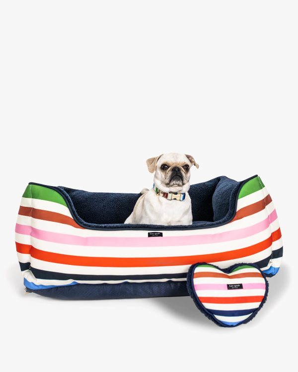 Kate Spade Adventure Stripe Pet Bed
