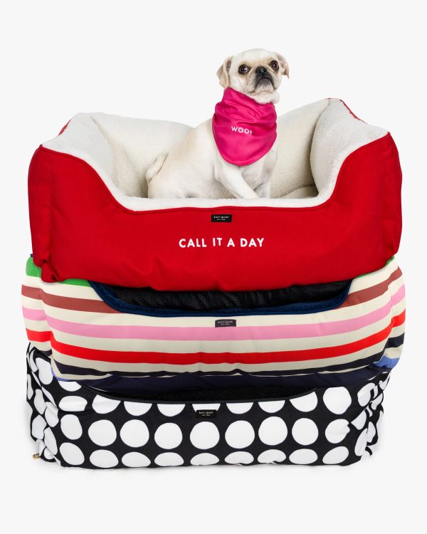 Kate Spade Adventure Stripe Pet Bed