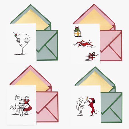 Kate Spade Holiday Party Assorted Holiday Cards Set