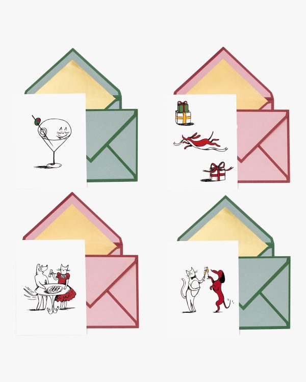 Kate Spade Holiday Party Assorted Holiday Cards Set