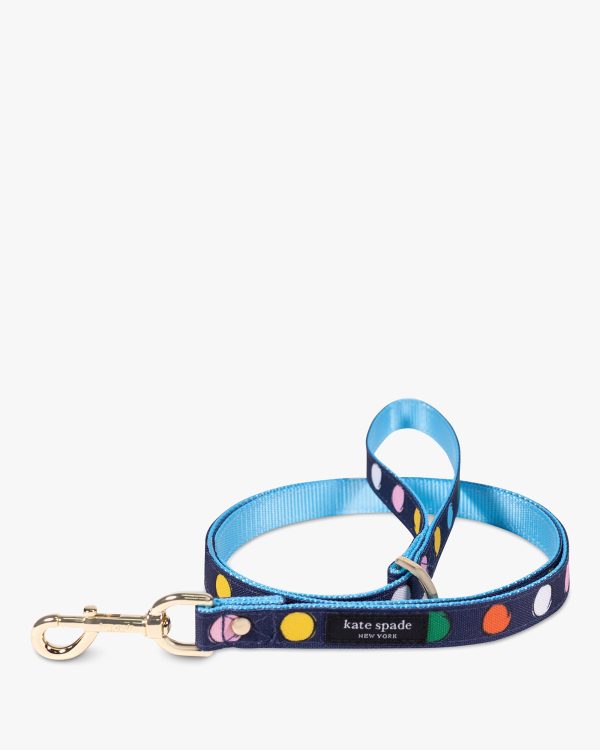 Kate Spade Watercolor Dot Pet Leash S/M