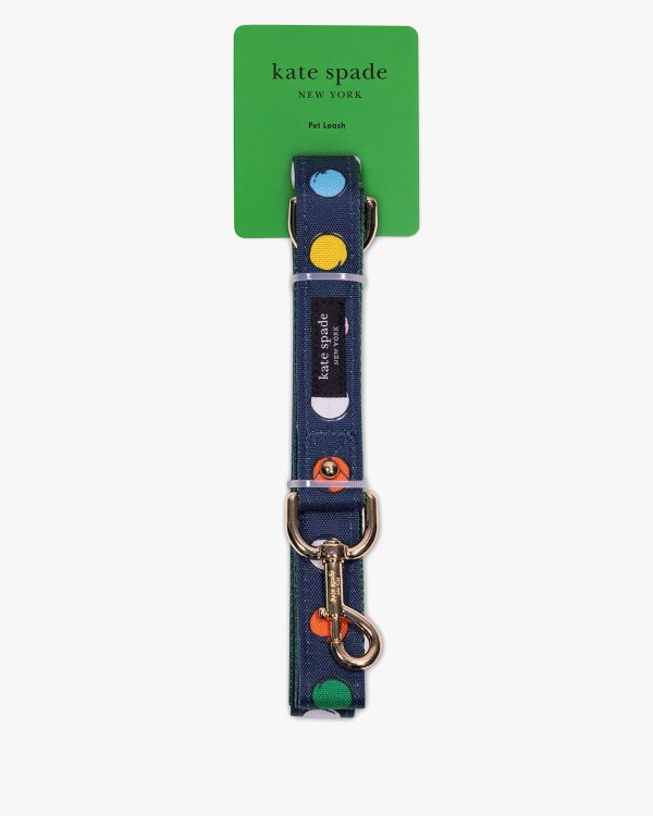 Kate Spade Watercolor Dot Pet Leash M/L