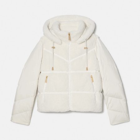 Kate Spade Cropped Sherpa Puffer