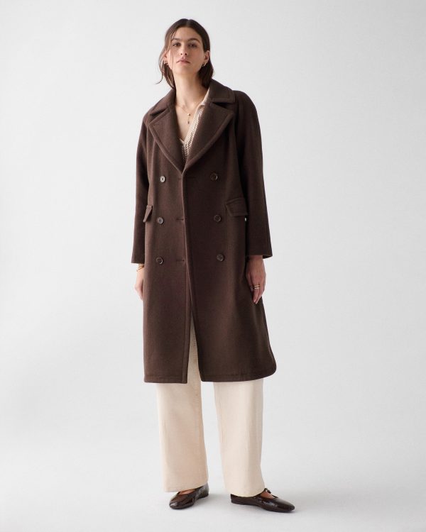 Kate Spade Wool Belted Trench Coat