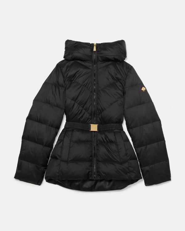 Kate Spade Cire Short Belted Puffer