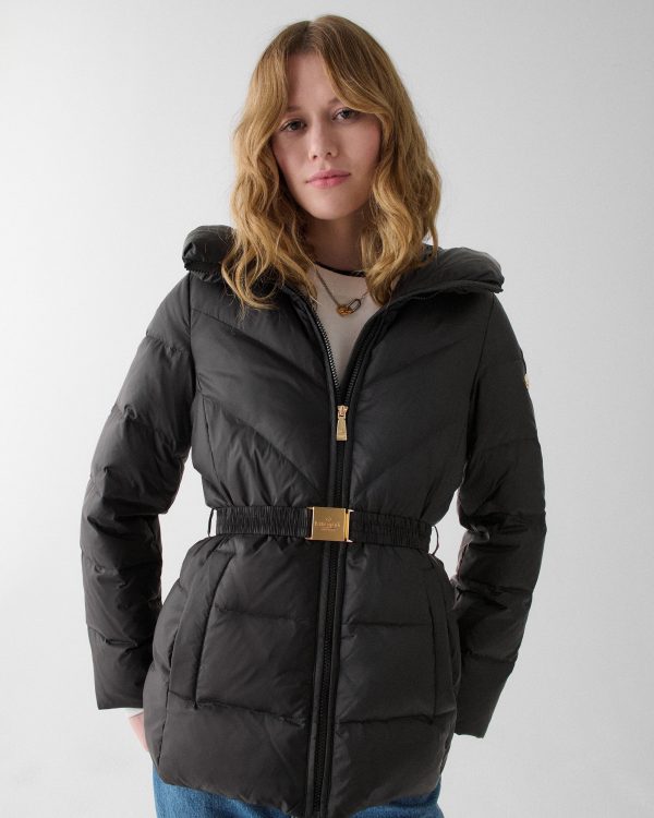 Kate Spade Cire Short Belted Puffer