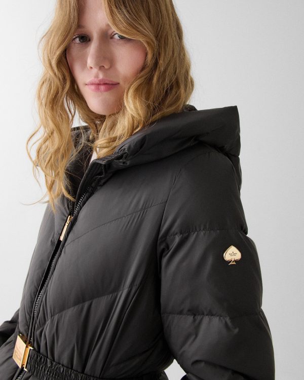 Kate Spade Cire Short Belted Puffer