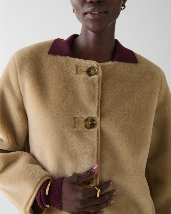 Kate Spade Bonded Shearling Jacket