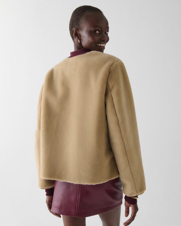Kate Spade Bonded Shearling Jacket