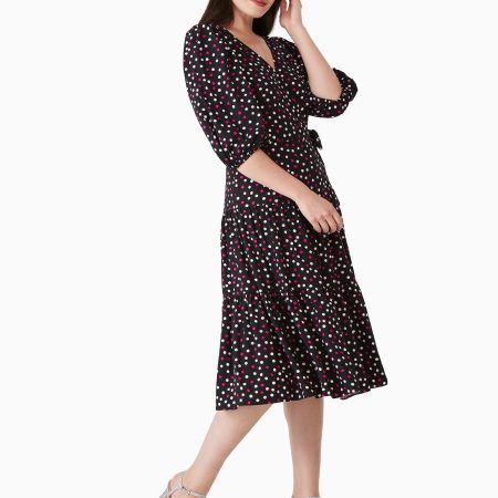 Kate Spade Glimmer Dot Wrap Dress