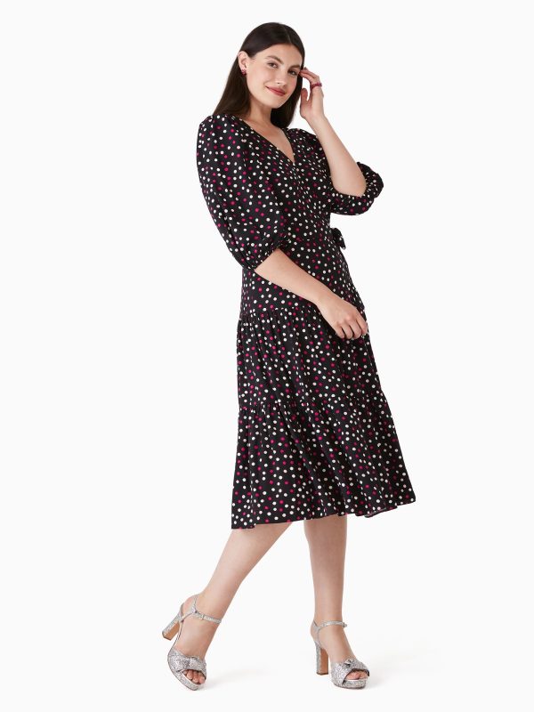 Kate Spade Glimmer Dot Wrap Dress