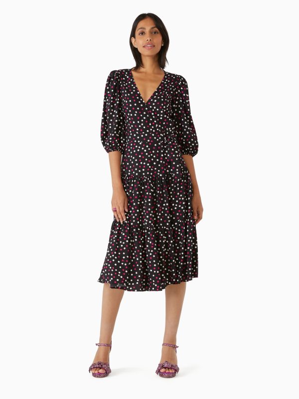 Kate Spade Glimmer Dot Wrap Dress