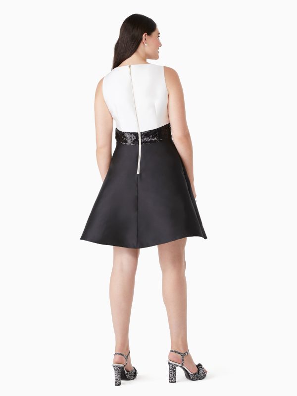 Kate Spade Sequin Bow Fit-and-flare Dress