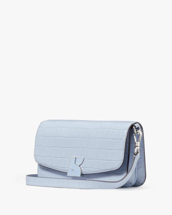 Kate Spade Dakota Croc-embossed Medium Convertible Shoulder Bag