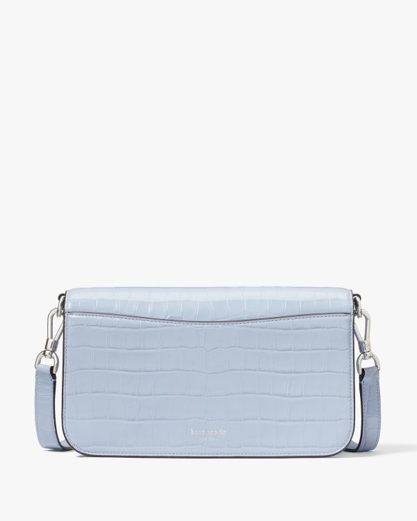 Kate Spade Dakota Croc-embossed Medium Convertible Shoulder Bag