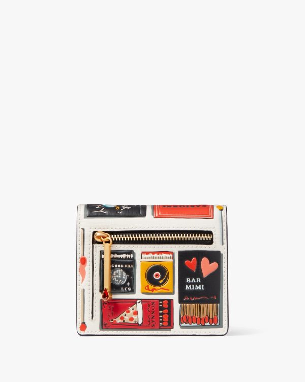 Kate Spade Morgan Matchbox Embossed Small Bifold Wallet