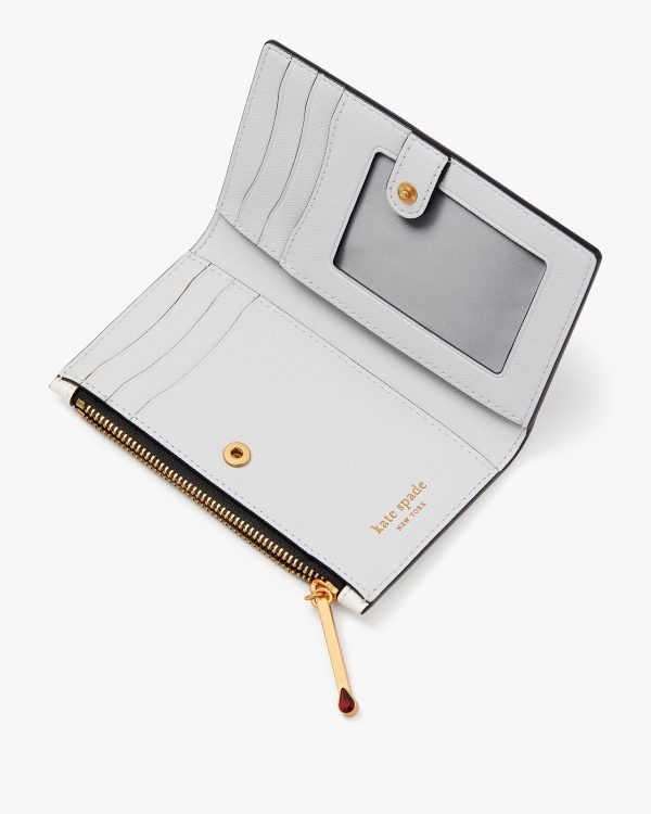 Kate Spade Morgan Matchbox Embossed Small Slim Bifold Wallet