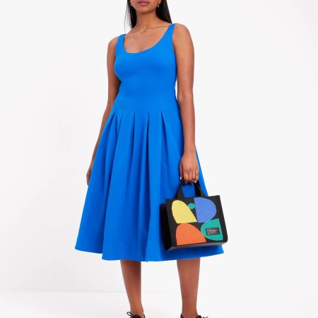Kate Spade Twill Scoop Neck Dress