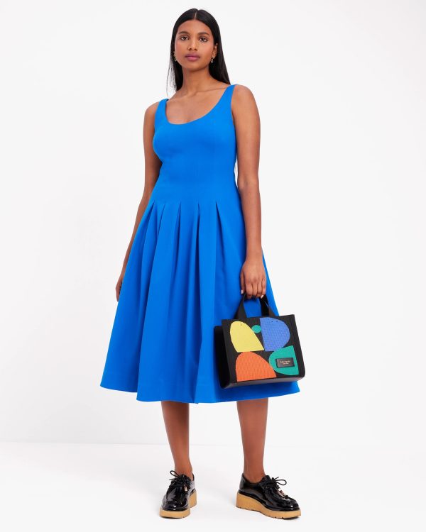 Kate Spade Twill Scoop Neck Dress