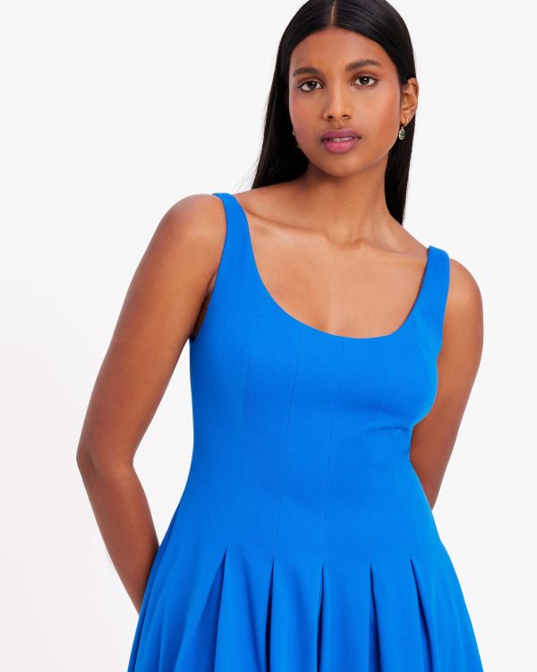 Kate Spade Twill Scoop Neck Dress