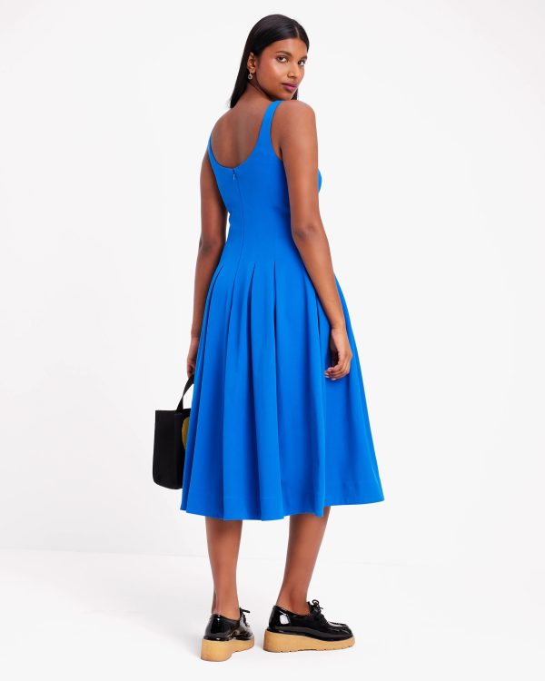 Kate Spade Twill Scoop Neck Dress
