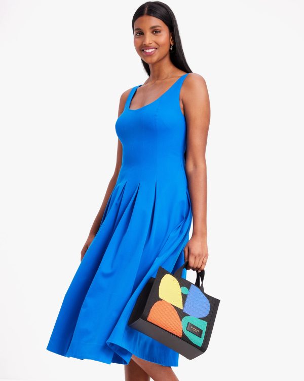 Kate Spade Twill Scoop Neck Dress