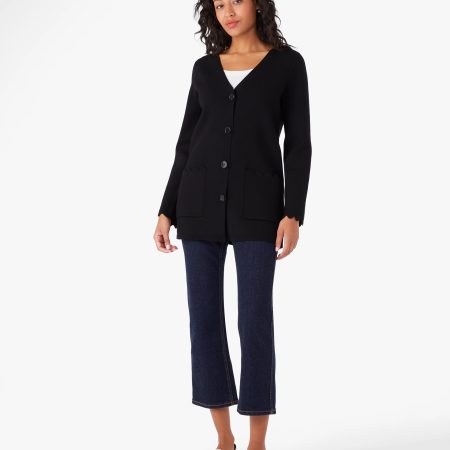 Kate Spade Scalloped Sweater Blazer