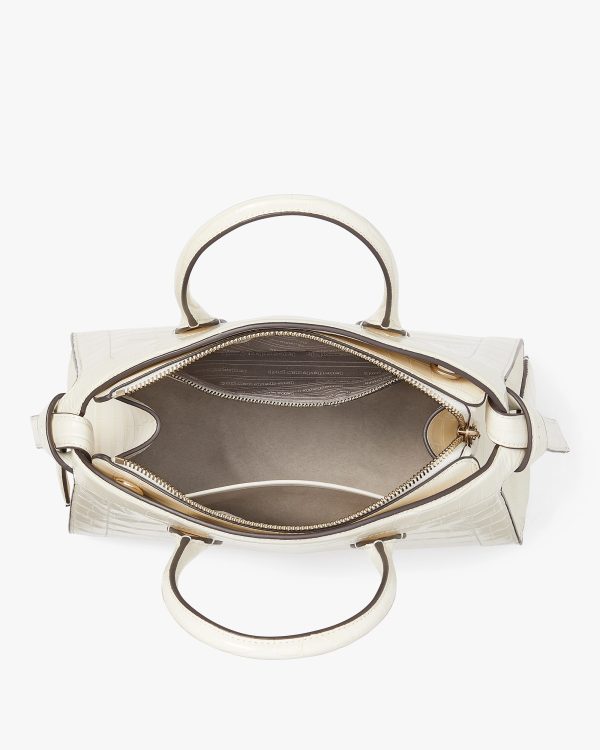 Kate Spade Knott Croc-embossed Medium Zip-top Satchel