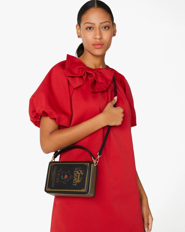 Kate Spade Disney X Kate Spade New York Beauty And The Beast 3d Book Crossbody