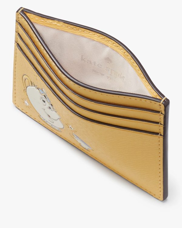 Kate Spade Disney X Kate Spade New York Beauty And The Beast Small Slim Card Holder
