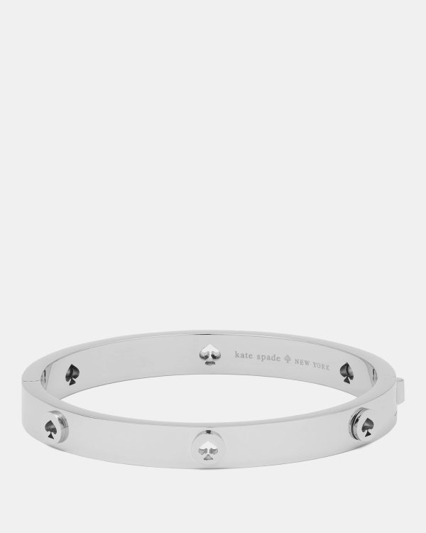 Kate Spade Spot The Spade Studded Hinged Bangle