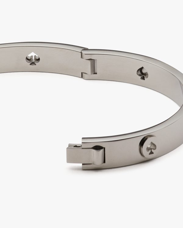 Kate Spade Spot The Spade Studded Hinged Bangle