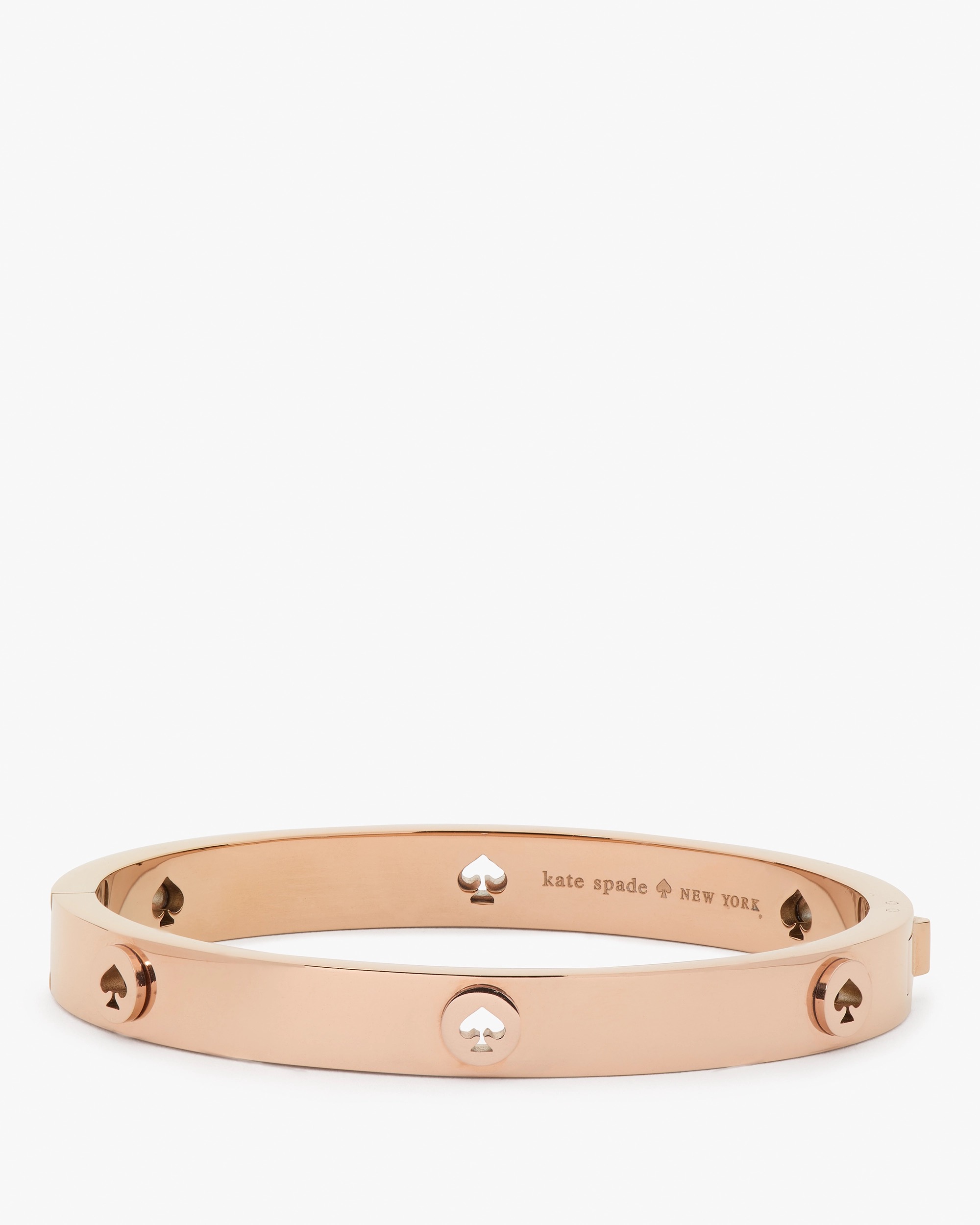 Kate Spade Spot The Spade Studded Hinged Bangle - Image 5