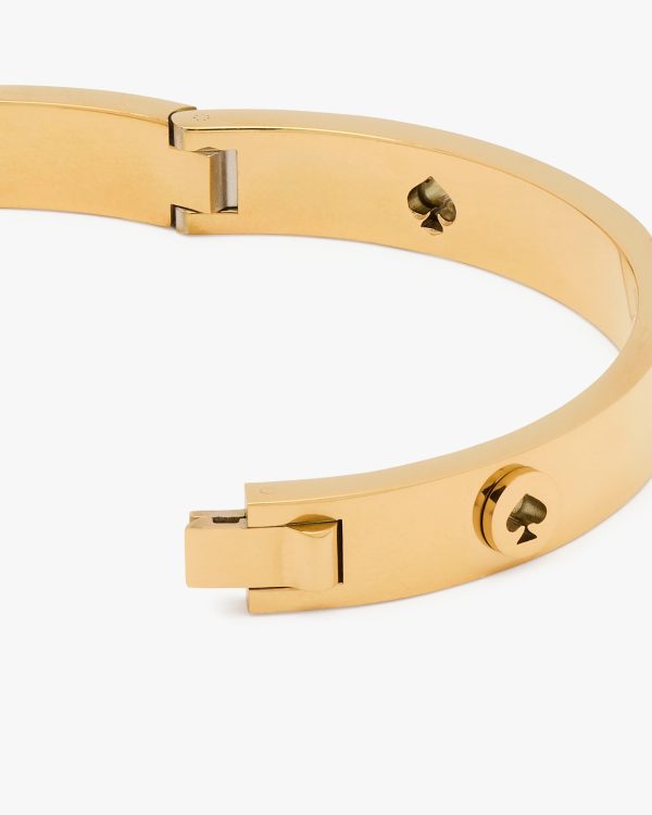 Kate Spade Spot The Spade Studded Hinged Bangle