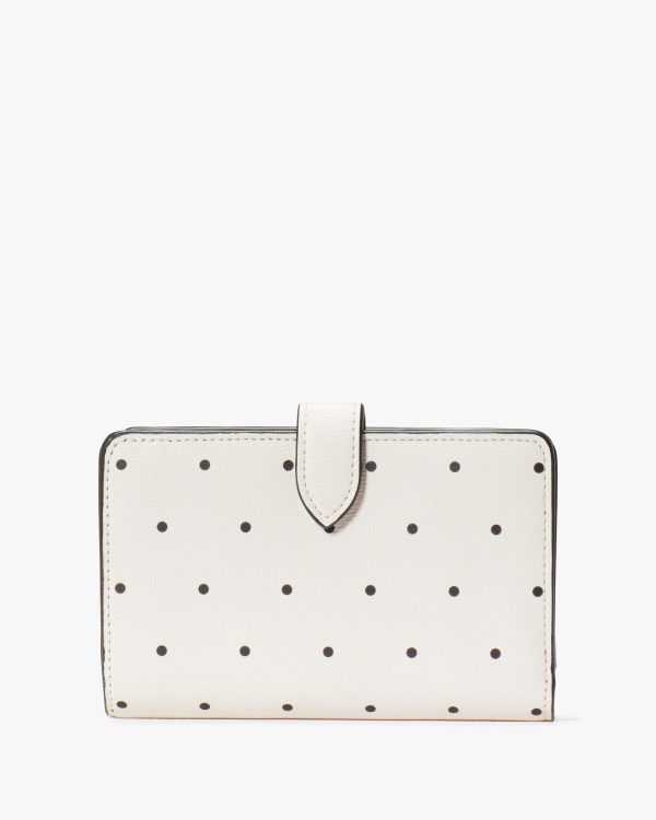 Kate Spade Disney X Kate Spade New York Beauty And The Beast Medium Compact Bifold Wallet