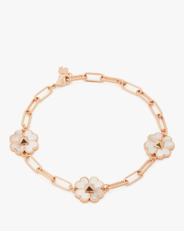 Kate Spade Spades & Studs Chain Link Bracelet