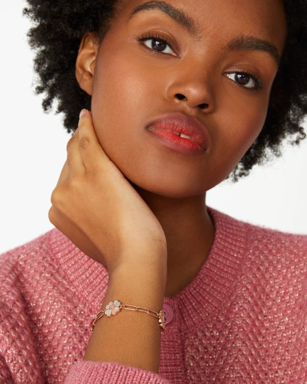 Kate Spade Spades & Studs Chain Link Bracelet