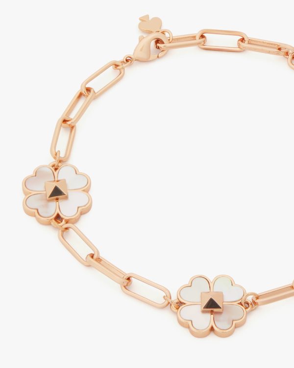 Kate Spade Spades & Studs Chain Link Bracelet