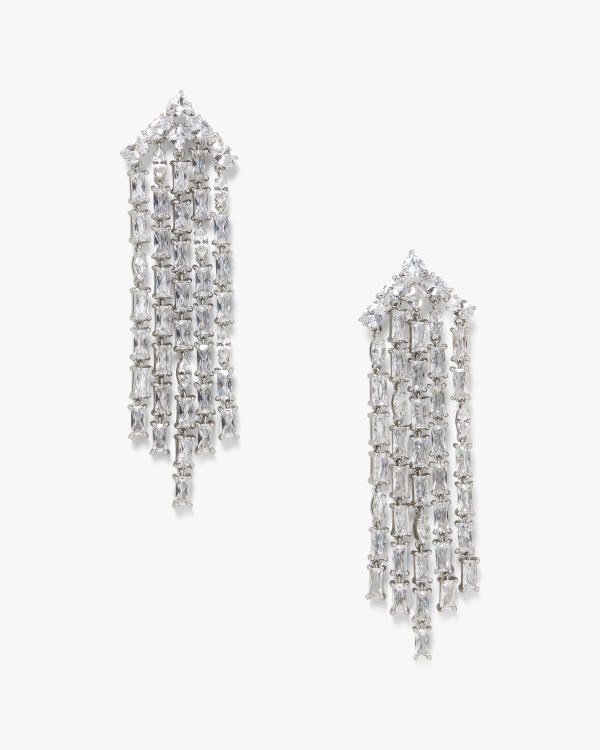 Kate Spade Showtime Fringe Statement Earrings