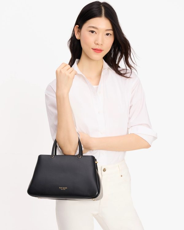 Kate Spade Grace Fine Grain Leather Medium Satchel