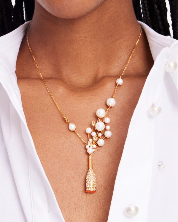 Kate Spade Cheers To That Statement Pendant