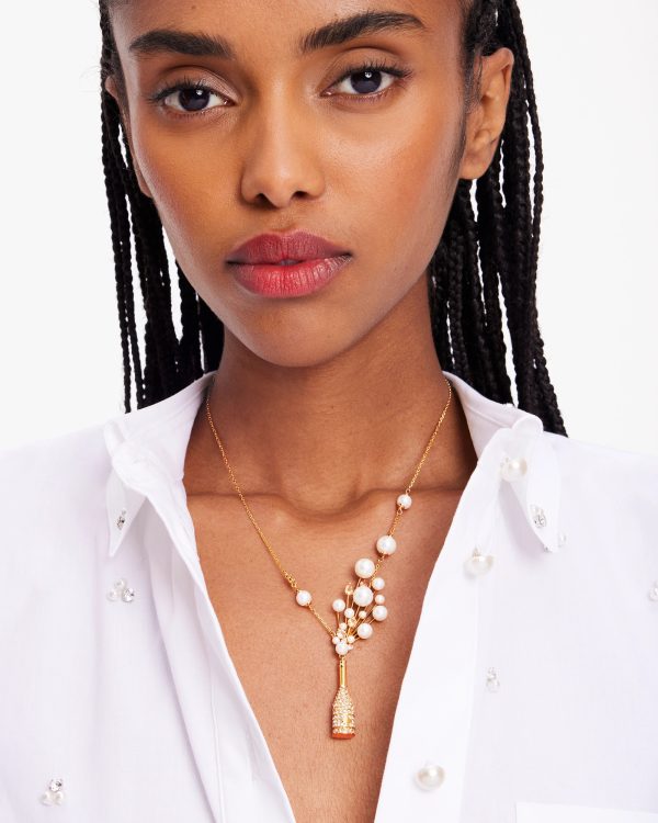 Kate Spade Cheers To That Statement Pendant