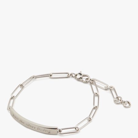 Kate Spade Silver Lining Id Bracelet