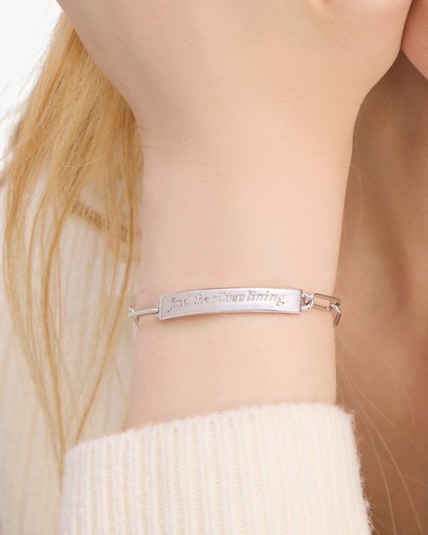 Kate Spade Silver Lining Id Bracelet