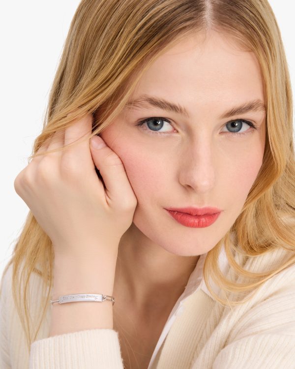 Kate Spade Silver Lining Id Bracelet