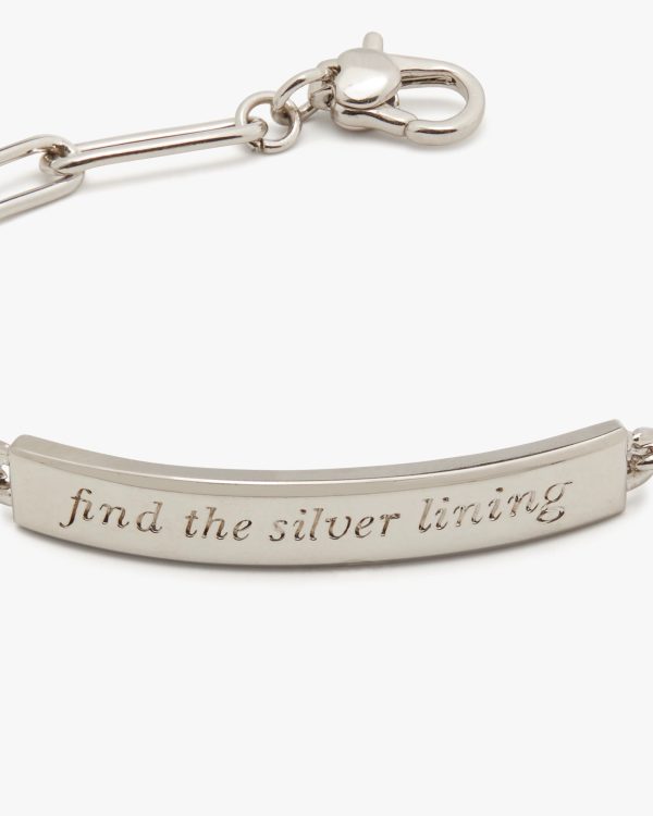 Kate Spade Silver Lining Id Bracelet