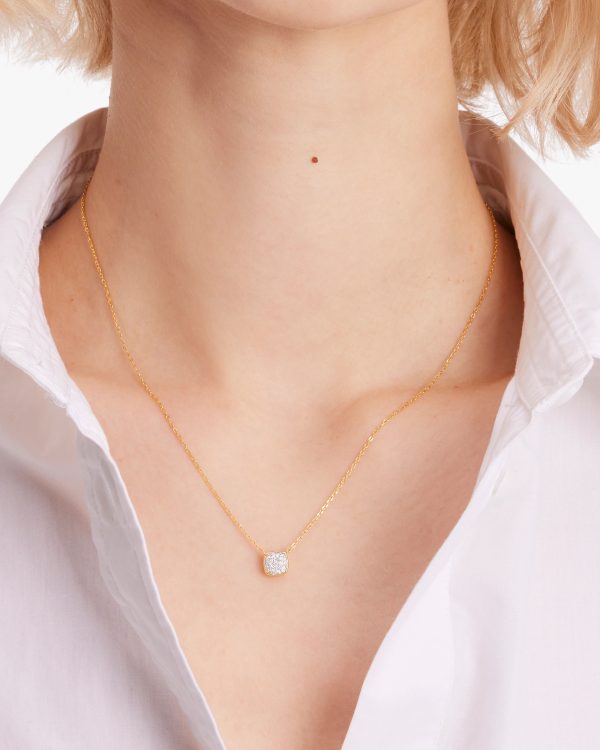 Kate Spade Fine Time To Shine Pavé Diamond Pendant