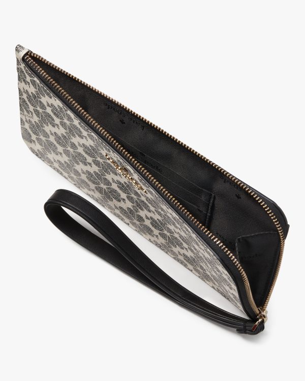 Kate Spade Lucy Spade Flower Wristlet