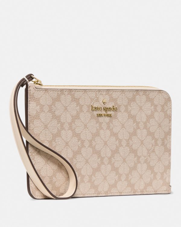 Kate Spade Lucy Spade Flower Wristlet