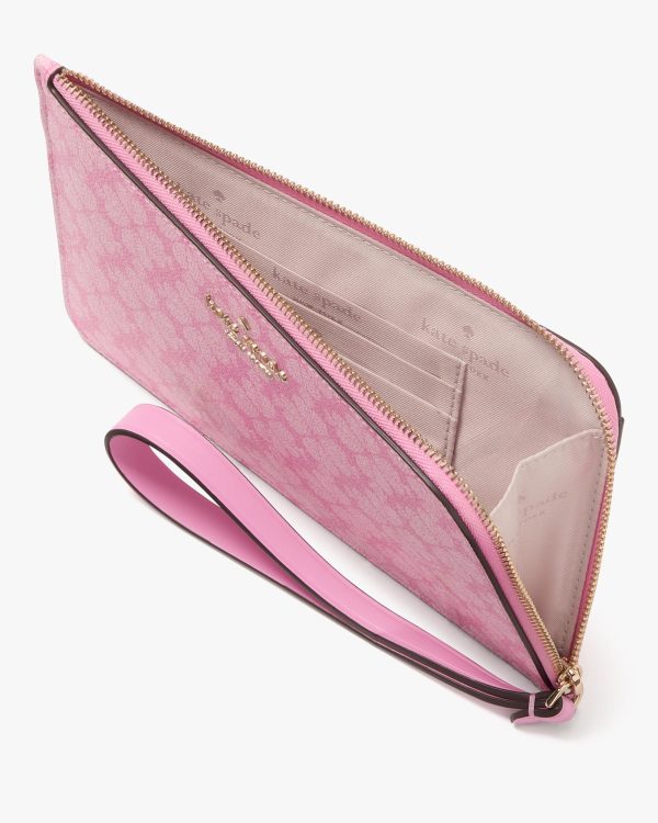 Kate Spade Lucy Spade Flower Wristlet